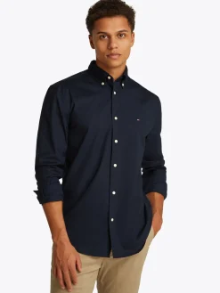 Herren Tommy Hilfiger Popeline Hemd