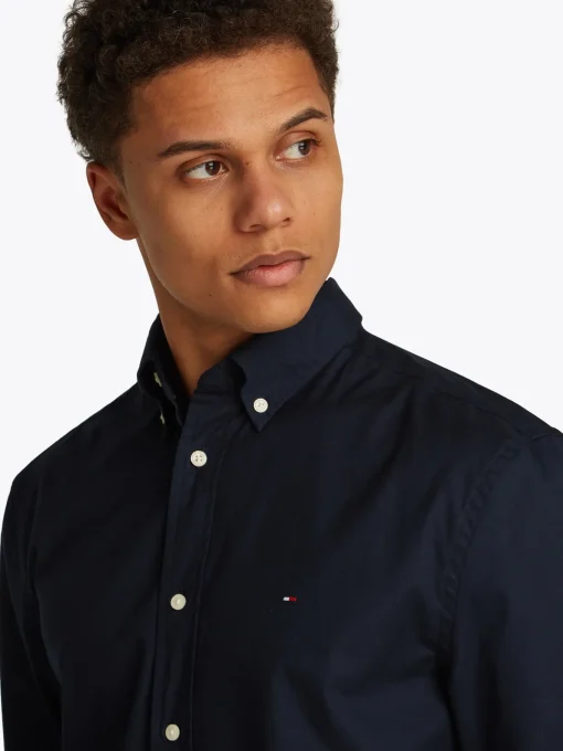 Herren Tommy Hilfiger Popeline Hemd
