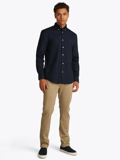 Herren Tommy Hilfiger Popeline Hemd