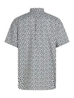 Herren Tommy Hilfiger Popeline Hemd mit Palmenprint