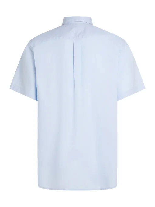 Herren Tommy Hilfiger Popeline Kurzarm Hemd