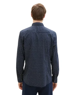 Herren Tom Tailor Denim Poplin Hemd mit Print