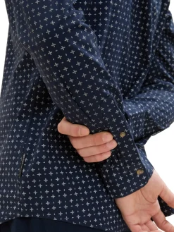 Herren Tom Tailor Denim Poplin Hemd mit Print