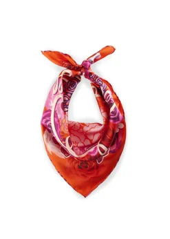 Damen Codello Premium Nickituch aus edler Seide mit Blumenmuster