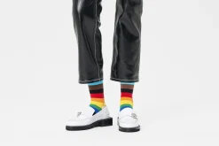 Damen Happy Socks Pride Stripe Sock