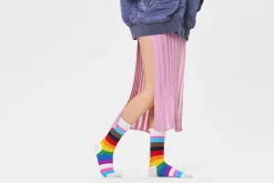 Damen Happy Socks Pride Stripe Sock