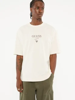 Herren GUESS Printed Baker Logo T-Shirt