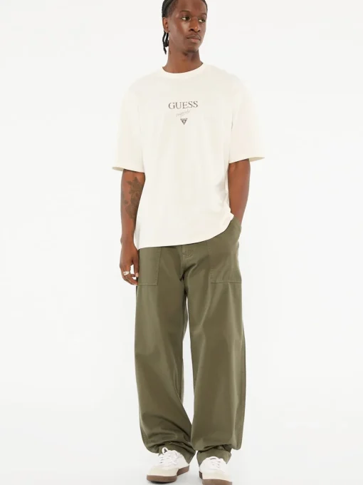 Herren GUESS Printed Baker Logo T-Shirt