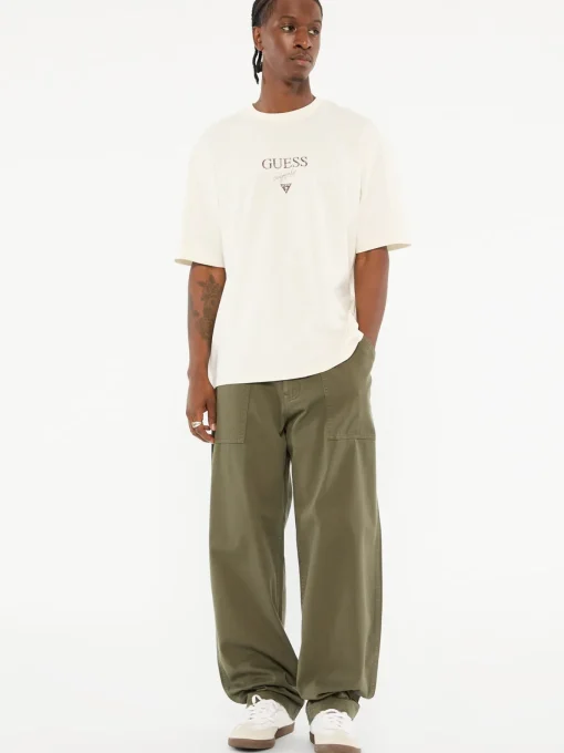 Herren GUESS Printed Baker Logo T-Shirt