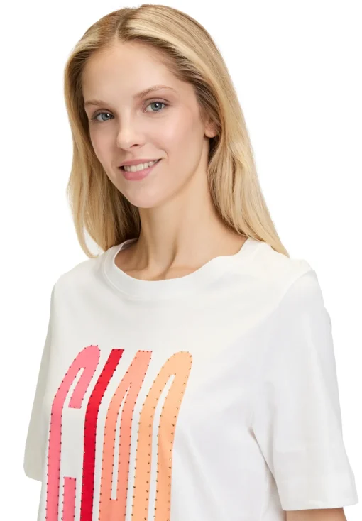 Damen Cartoon Printshirt