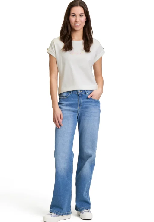 Damen Cartoon Printshirt