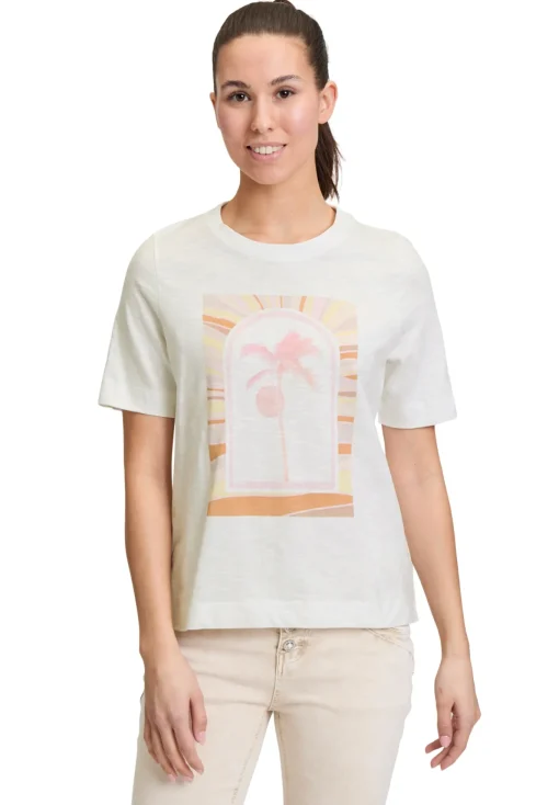 Damen Cartoon Printshirt