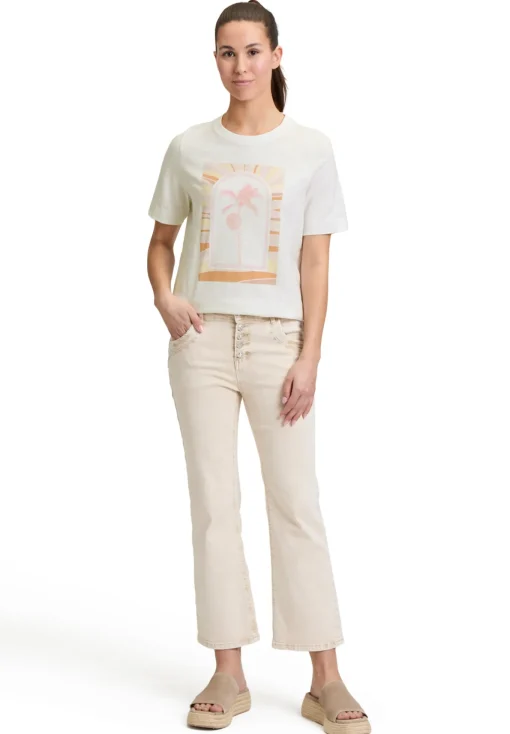 Damen Cartoon Printshirt