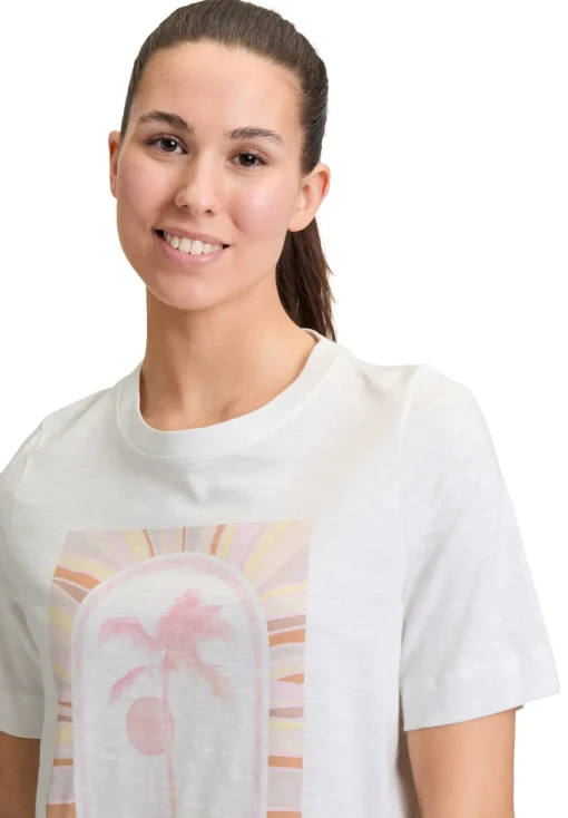 Damen Cartoon Printshirt