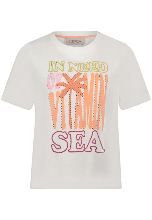Damen Cartoon Printshirt