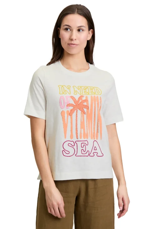 Damen Cartoon Printshirt