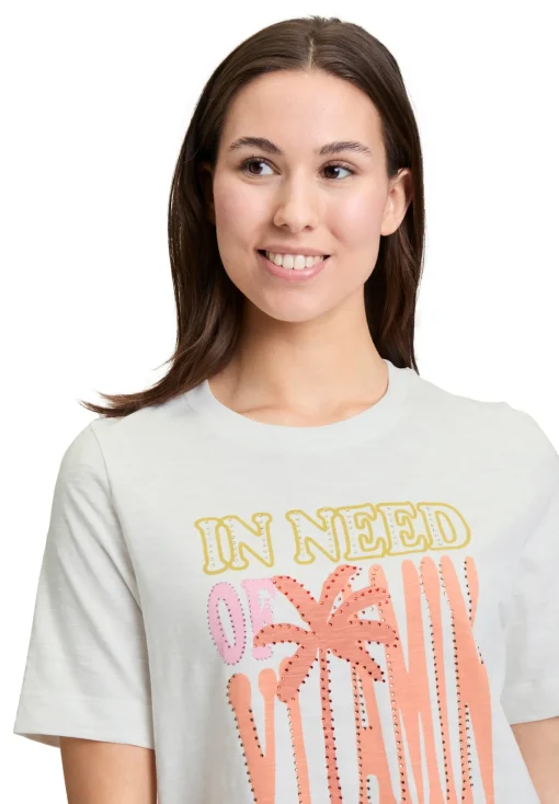 Damen Cartoon Printshirt