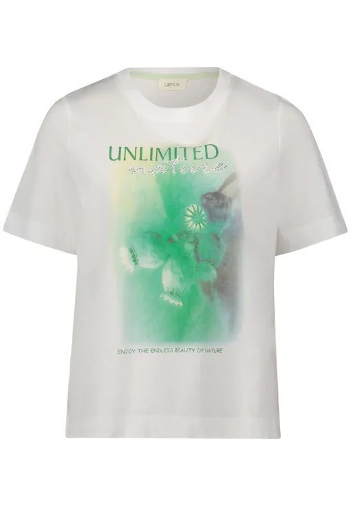 Damen Cartoon Printshirt