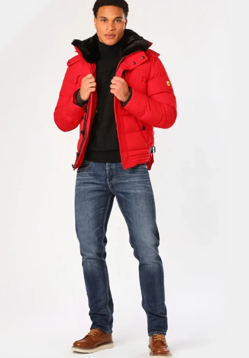 Herren Wellensteyn Pufferjacke mit Kapuze