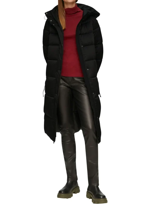Damen s.Oliver Puffermantel in Satin-Optik