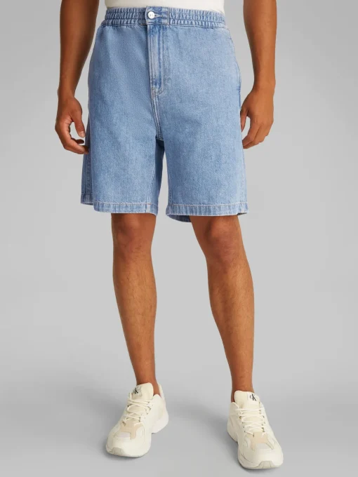 Herren Calvin Klein Jeans Pull on Relaxed Denim Short