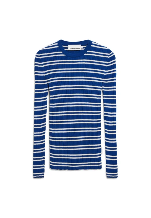Damen armedangels Pullover aus Bio-Baumwolle ALAANIA CHIFFRON STR