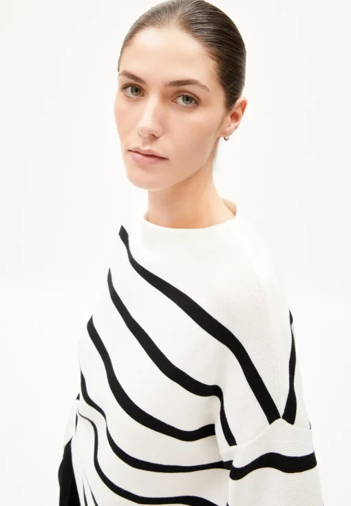 Damen armedangels Pullover aus Bio-Baumwolle MERINAA STRIPES