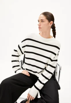 Damen armedangels Pullover aus Bio-Baumwolle MERINAA STRIPES