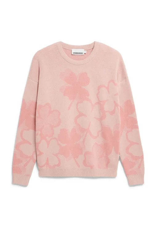 Damen armedangels Pullover aus Bio-Baumwolle OLESSYAA CLOVER