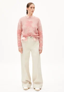 Damen armedangels Pullover aus Bio-Baumwolle OLESSYAA CLOVER