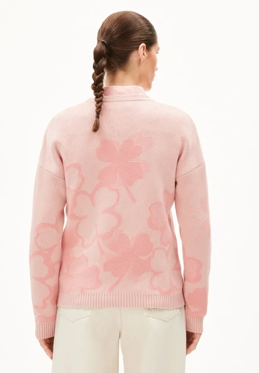 Damen armedangels Pullover aus Bio-Baumwolle OLESSYAA CLOVER