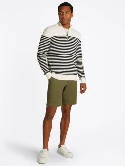 Herren Tommy Hilfiger Pullover aus Rippstrick mit Reißverschluss