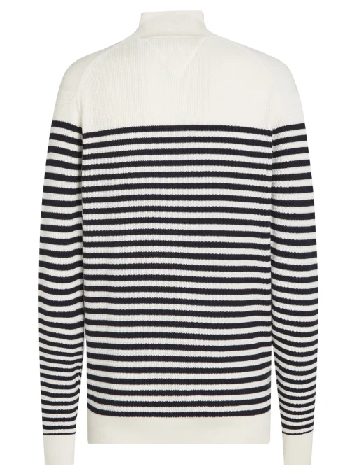 Herren Tommy Hilfiger Pullover aus Rippstrick mit Reißverschluss