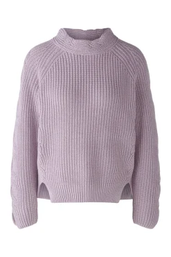 Damen Oui Pullover Baumwollmischung