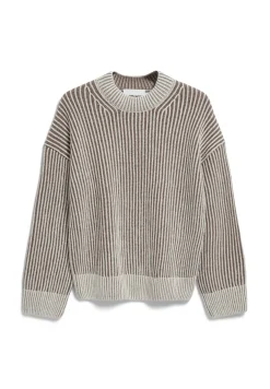 Damen armedangels Pullover Loose Fit aus Bio-Woll Mix SADNAA VANISEE