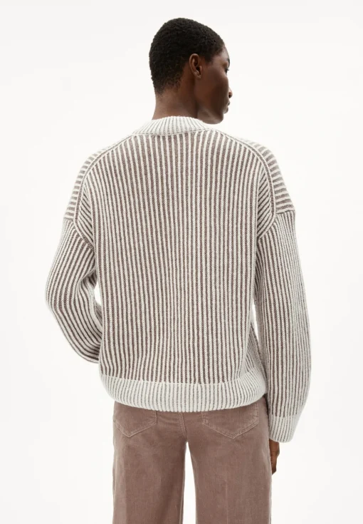 Damen armedangels Pullover Loose Fit aus Bio-Woll Mix SADNAA VANISEE