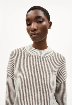 Damen armedangels Pullover Loose Fit aus Bio-Woll Mix SADNAA VANISEE
