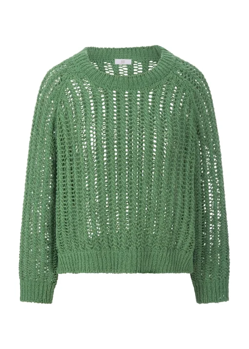 Damen Riani Pullover mit Ajourstrick