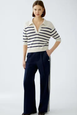 Damen Oui Pullover mit Baumwolle und Viskose