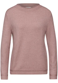 Damen Street One Pullover mit gerolltem Saum