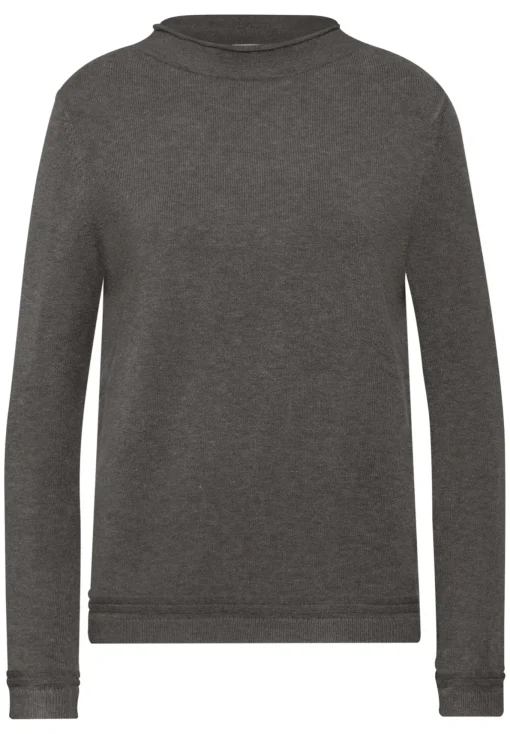Damen Street One Pullover mit gerolltem Saum
