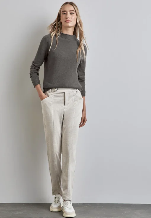 Damen Street One Pullover mit gerolltem Saum