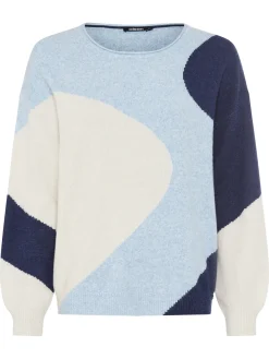 Damen Olsen Pullover mit großflächigem Muster