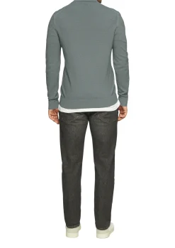Herren s.Oliver Pullover mit Polokragen