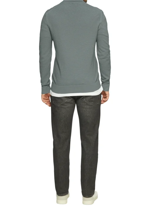 Herren s.Oliver Pullover mit Polokragen