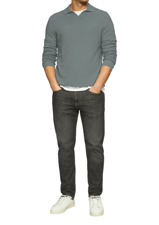 Herren s.Oliver Pullover mit Polokragen