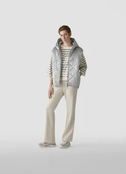 Damen Lecomte Pullover mit Streifen und Pailletten