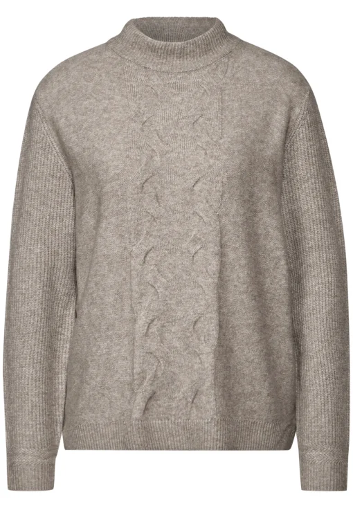 Damen Street One Pullover mit Strickmuster