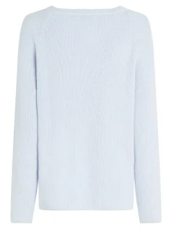 Damen Tommy Hilfiger Pullover mit U-Boot-Ausschnitt