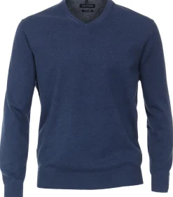 Herren Casa Moda Pullover mit V-Ausschnitt